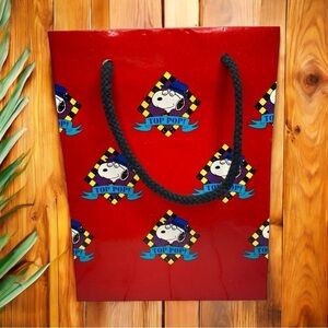 VINTAGE 1980s Snoopy “Top Pop!” Gift Bag by Applause, Inc.